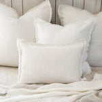 Anaya So Soft Bright White Linen Throw Pillow