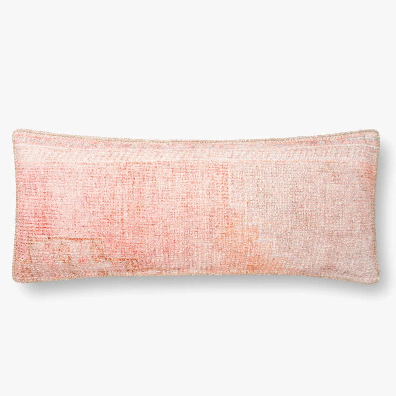 Loloi Pattern Coral Throw Pillow Set of 2