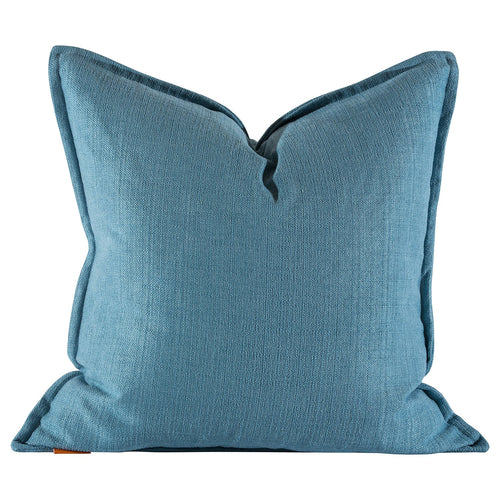 Aidan Gray Brim No 9 Slate Blue Throw Pillow