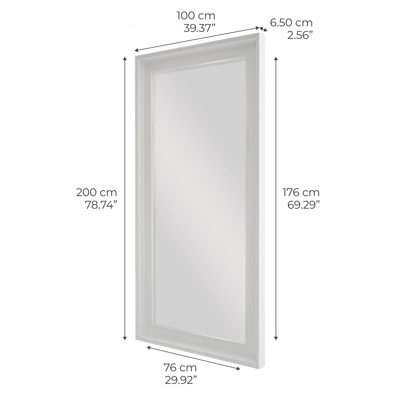 Beckton Grand Floor Mirror