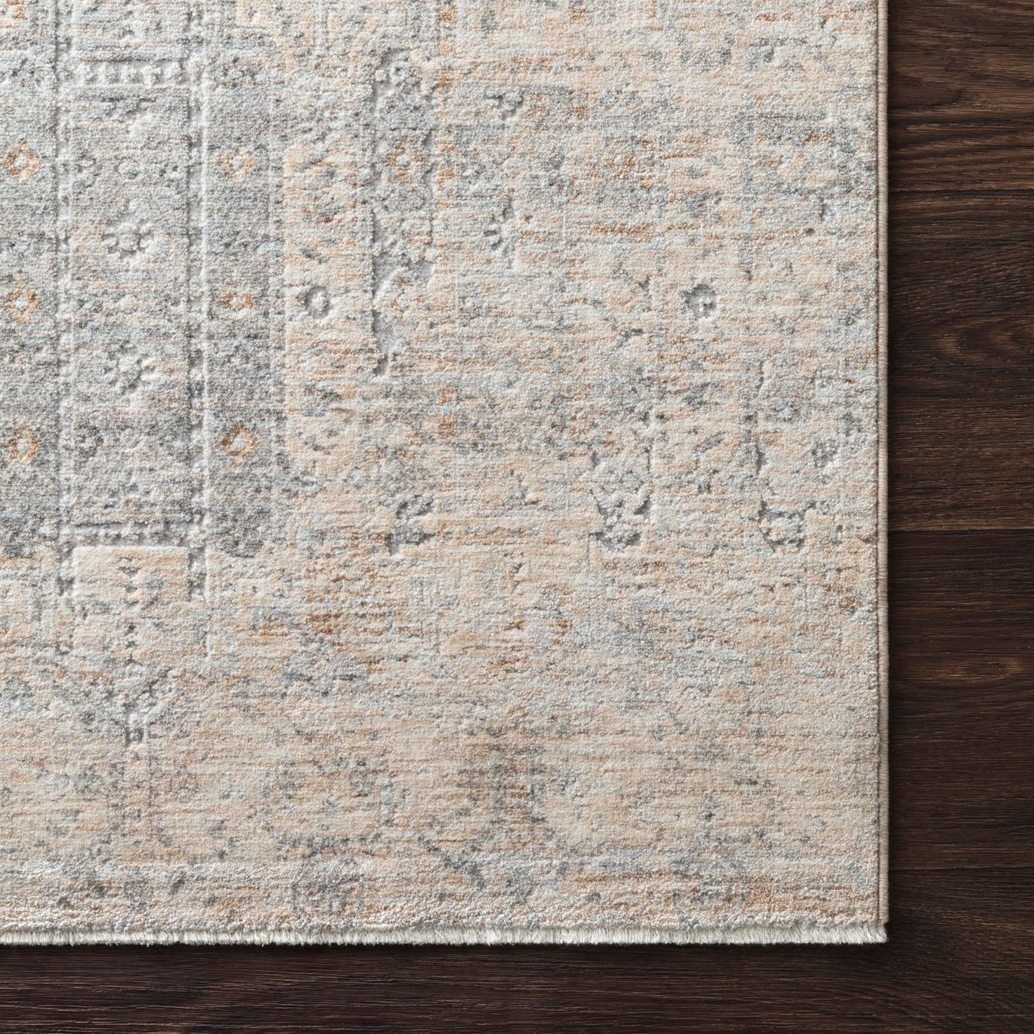 Loloi Pandora Ivory/Mist Power Loomed Rug