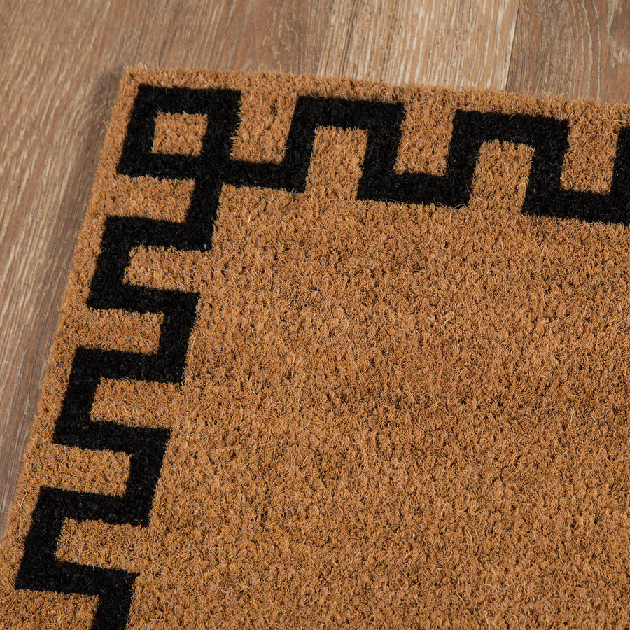 Greek Key Door Mat