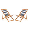 Perdido Outdoor Foldable Sling Chair Set of 2