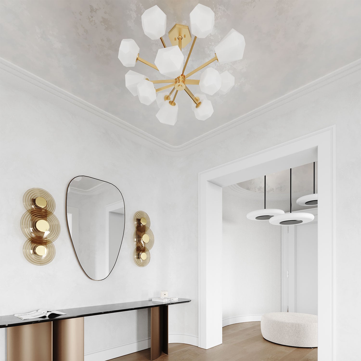 Pembrooke & Ives x Hudson Valley Lighting Griston 3-Light Wall Sconce