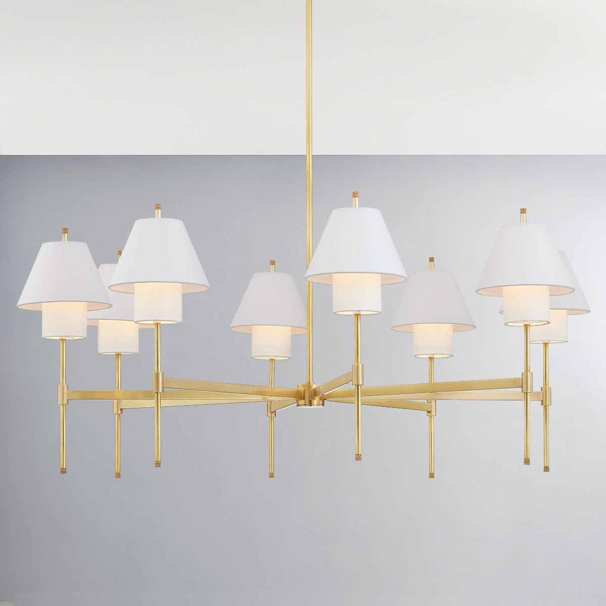 Pembrooke & Ives x Hudson Valley Lighting Glenmoore 8-Light Chandelier - Final Sale