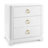 Villa and House Pavel 3 Drawer Side Table