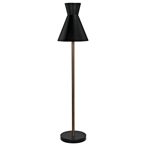 Noir Thinking Cap Floor Lamp