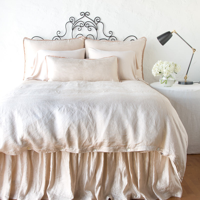 Paloma Bed Skirt - Winter White - King