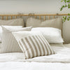 Mead Stripe Linen Throw Pillow
