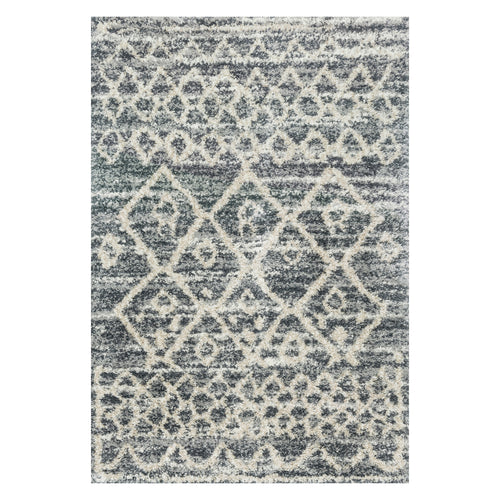 Loloi Quincy Graphite/Beige Power Loomed Rug