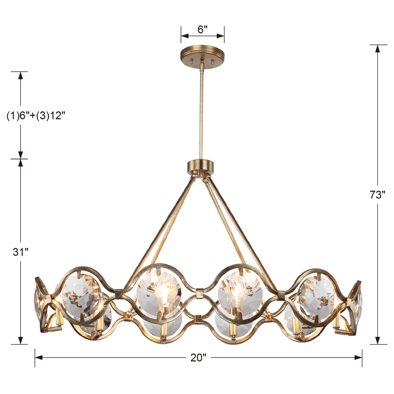 Crystorama Quincy Chandelier