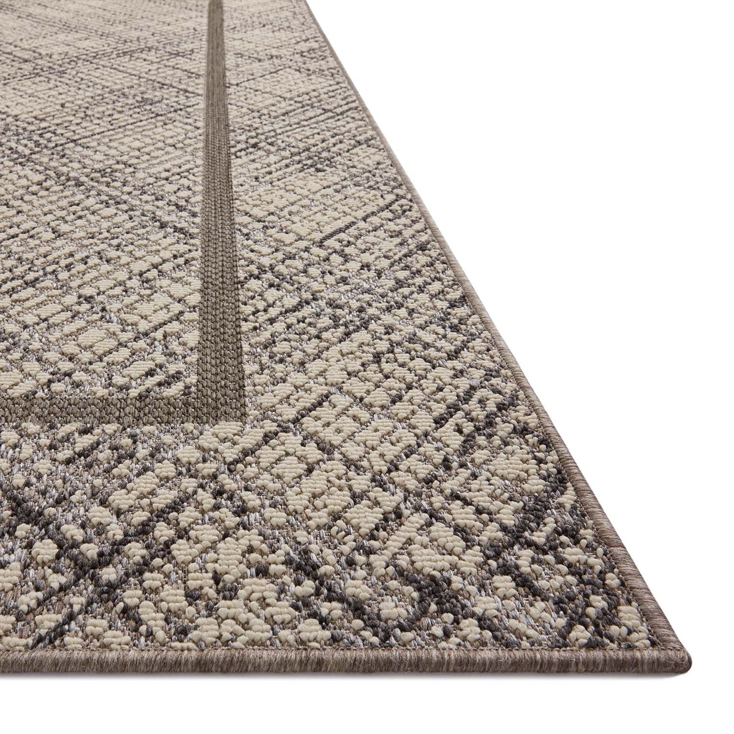 Loloi Rainier Ivory/Charcoal Indoor/Outdoor Rug