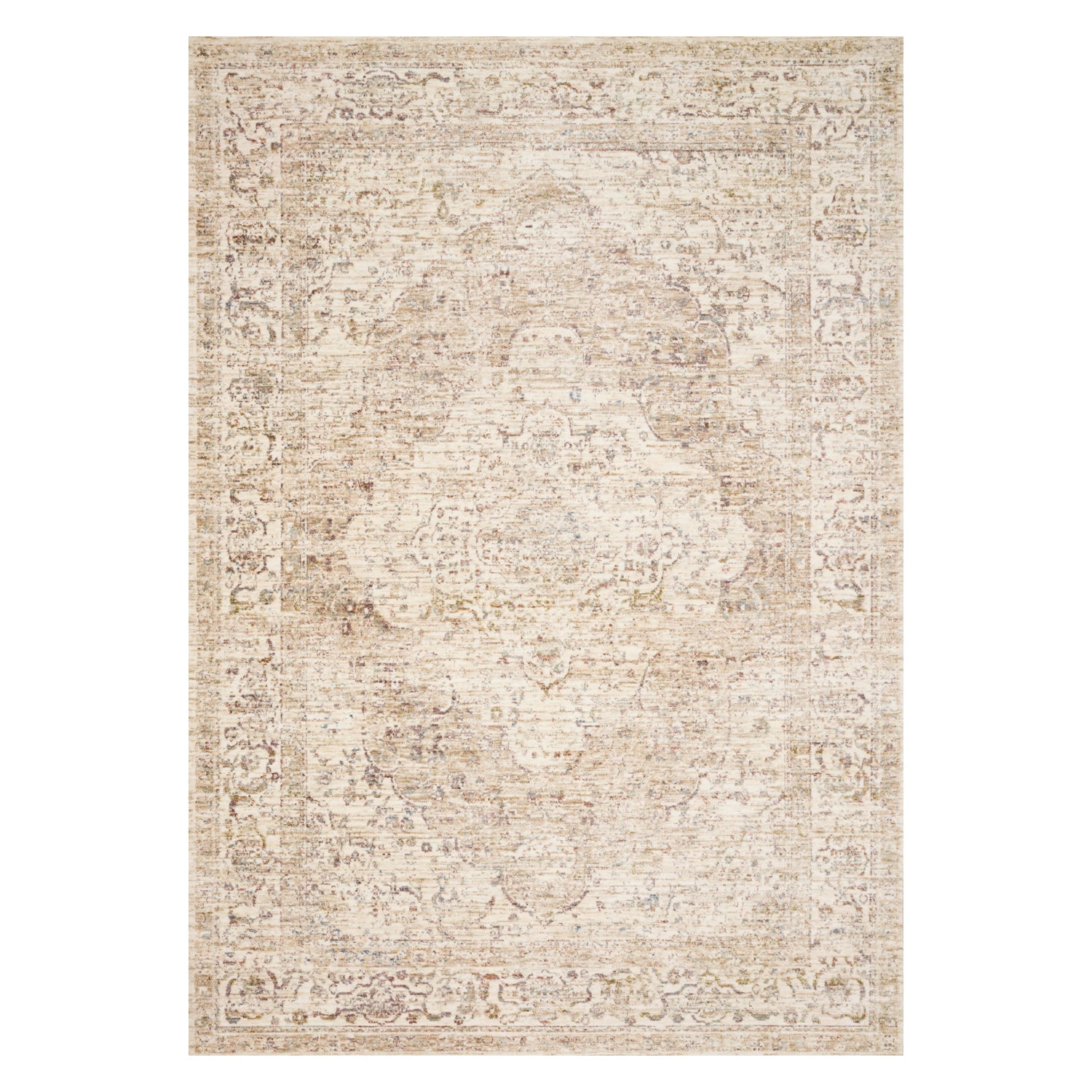 Loloi Revere Ivory/Berry Power Loomed Rug