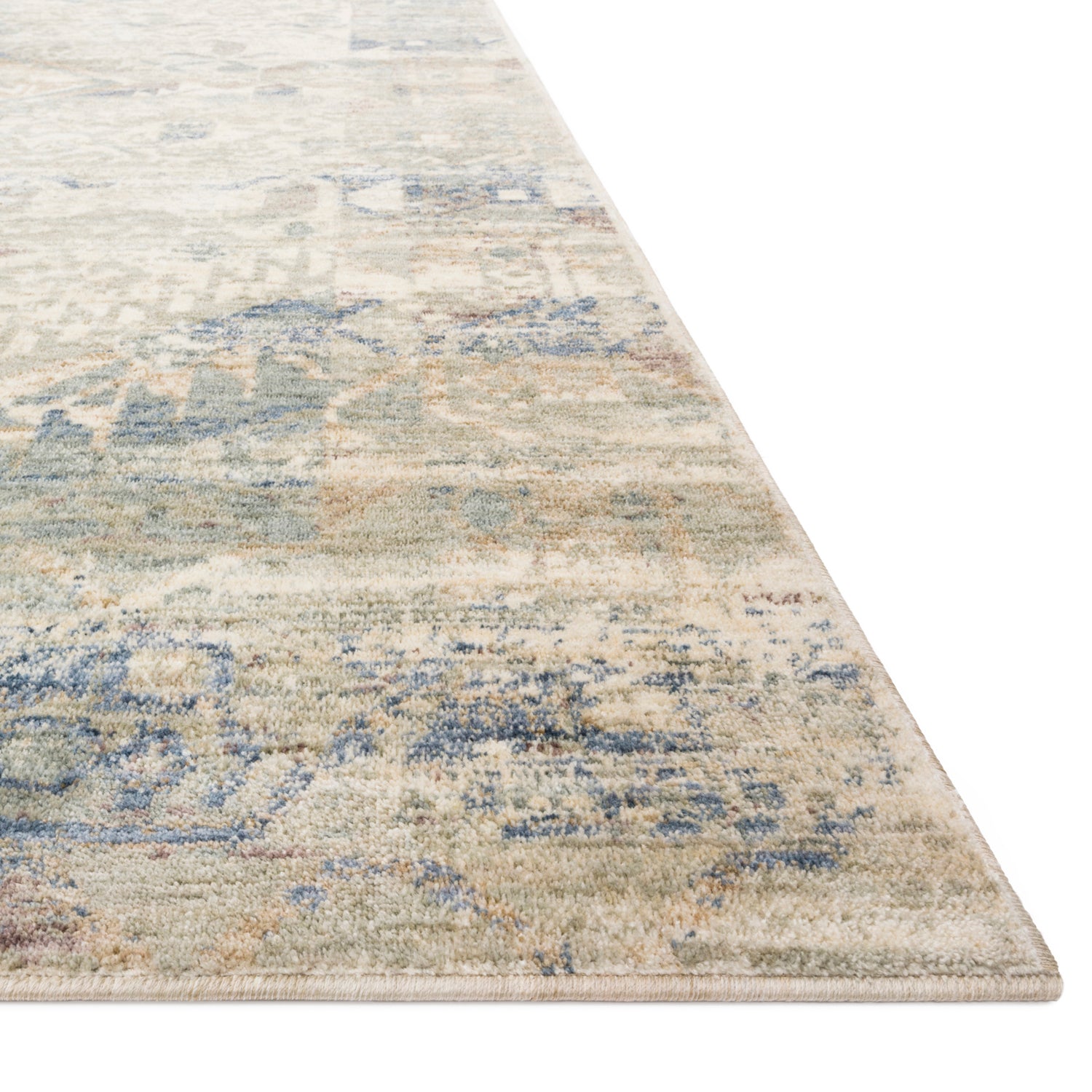 Loloi Revere Ivory/Blue Power Loomed Rug