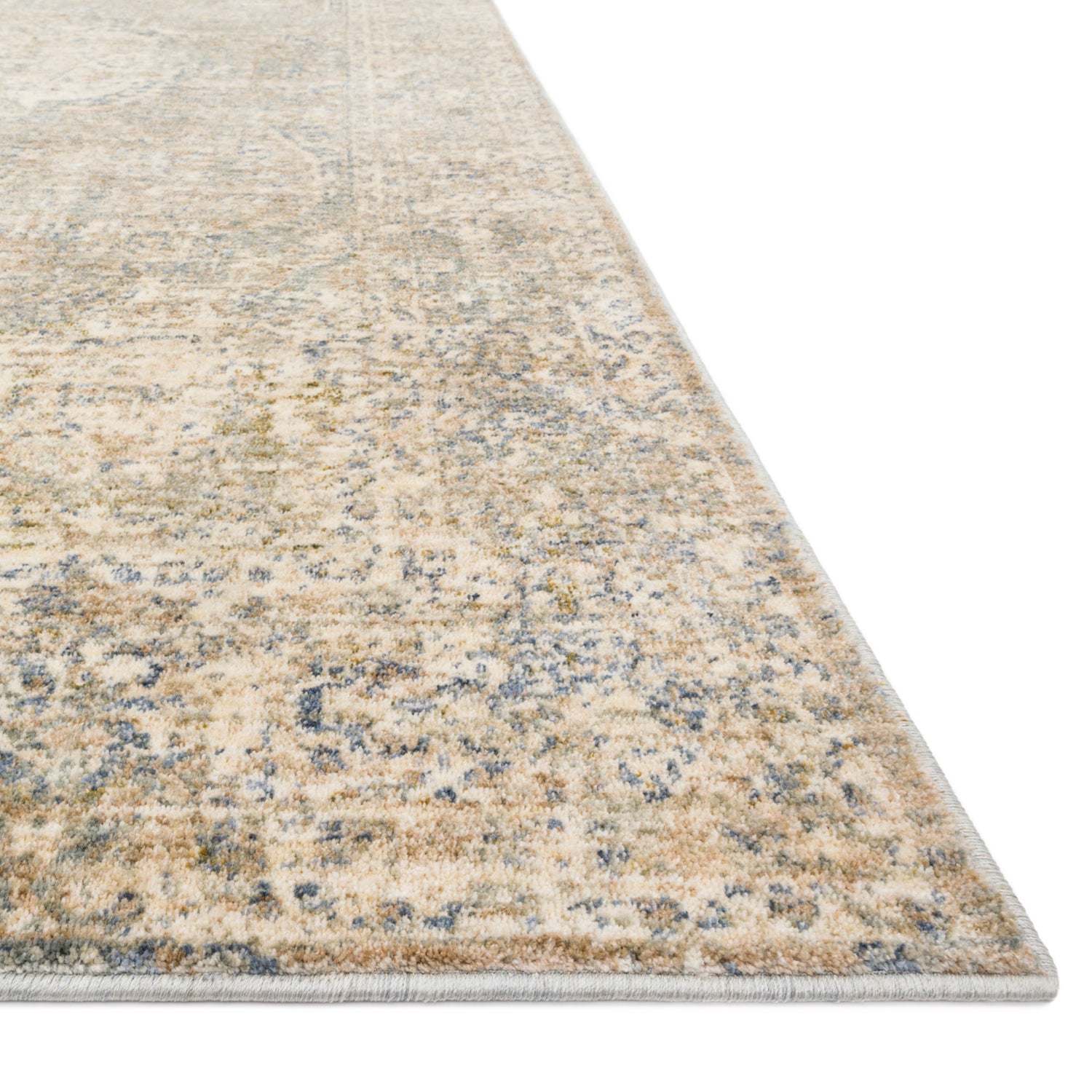Loloi Revere Granite/Blue Power Loomed Rug