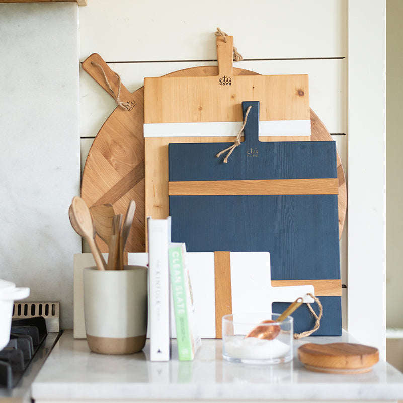 Etu Home Mod Navy Rectangle Charcuterie Board - Final Sale