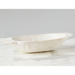 Etu Home Distressed White Dough Bowl