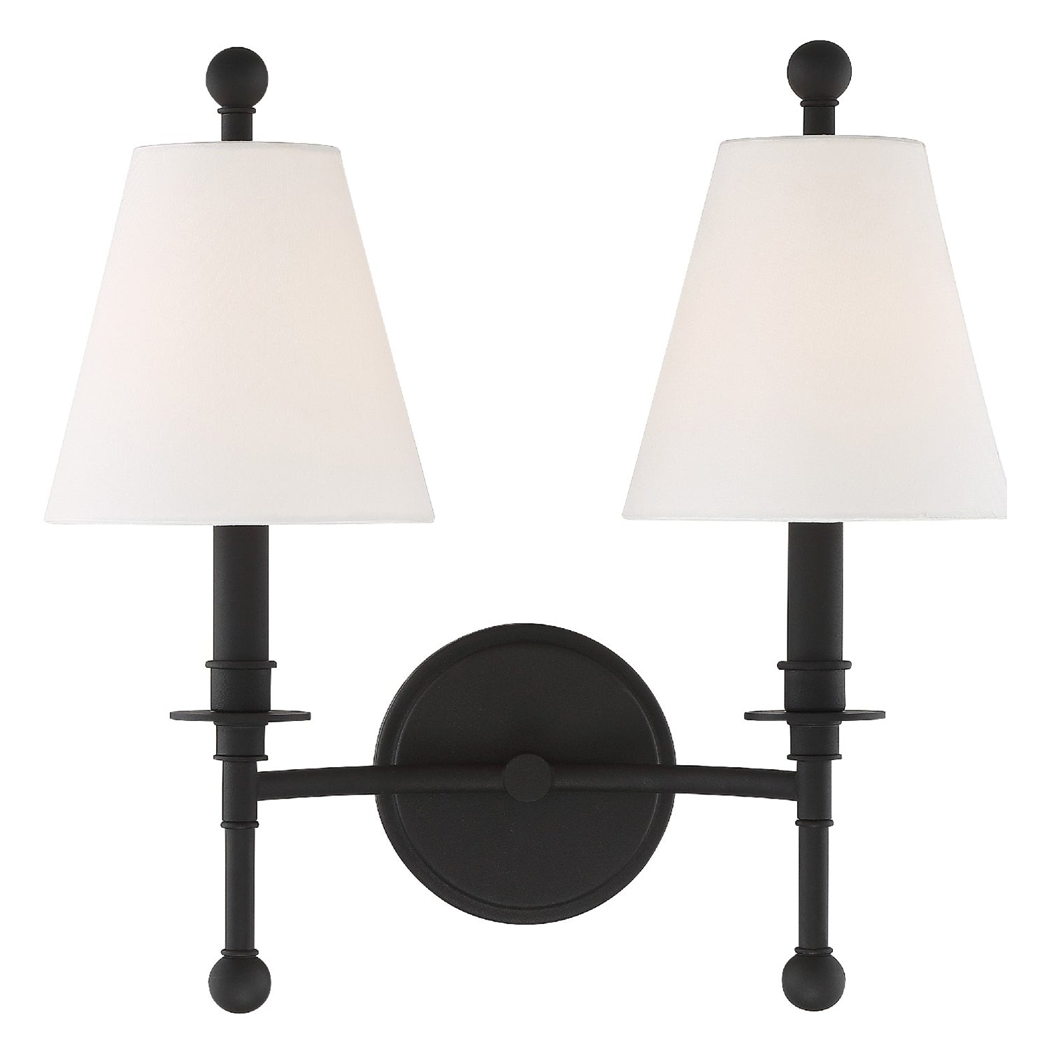 Crystorama Riverdale 2-Light Wall Sconce