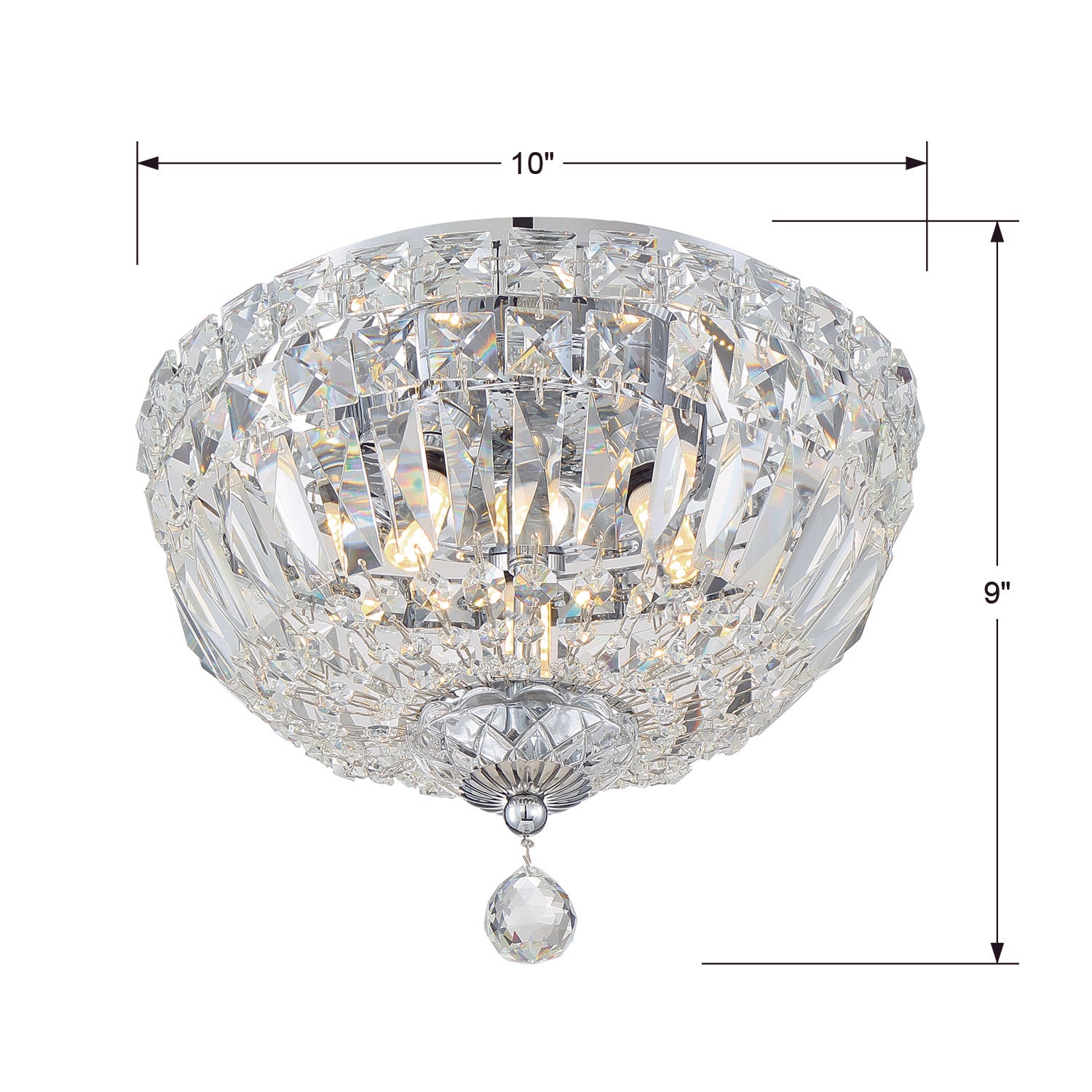 Crystorama Roslyn Flush Ceiling Mount