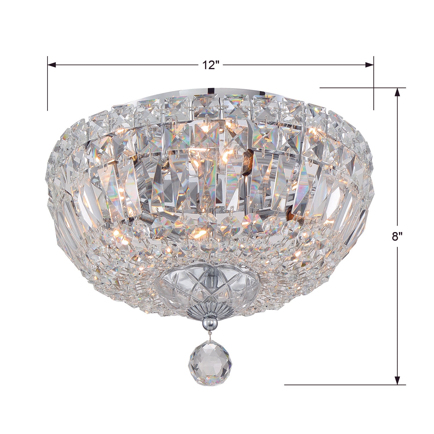 Crystorama Roslyn Flush Ceiling Mount