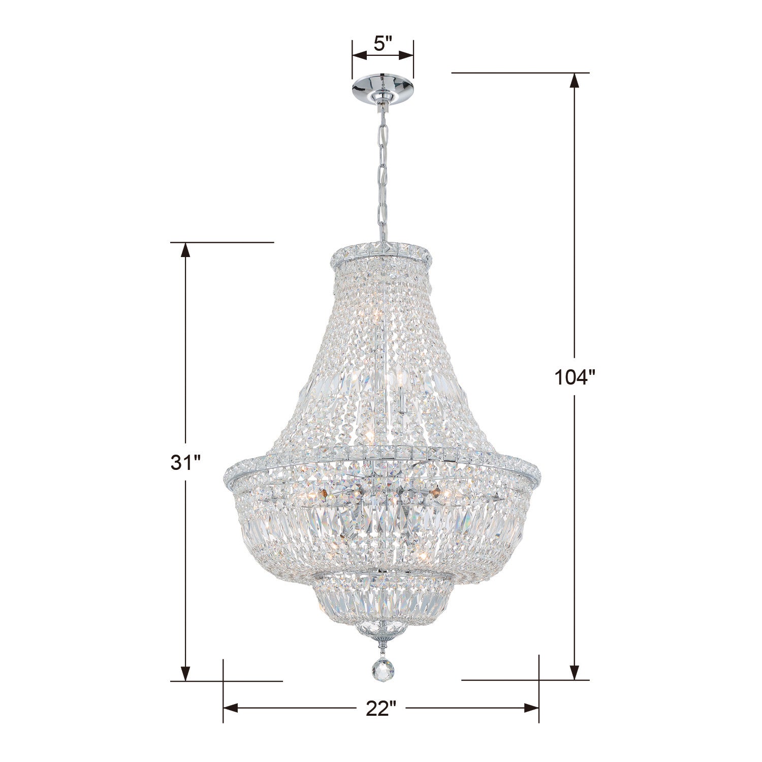 Crystorama Roslyn Chandelier