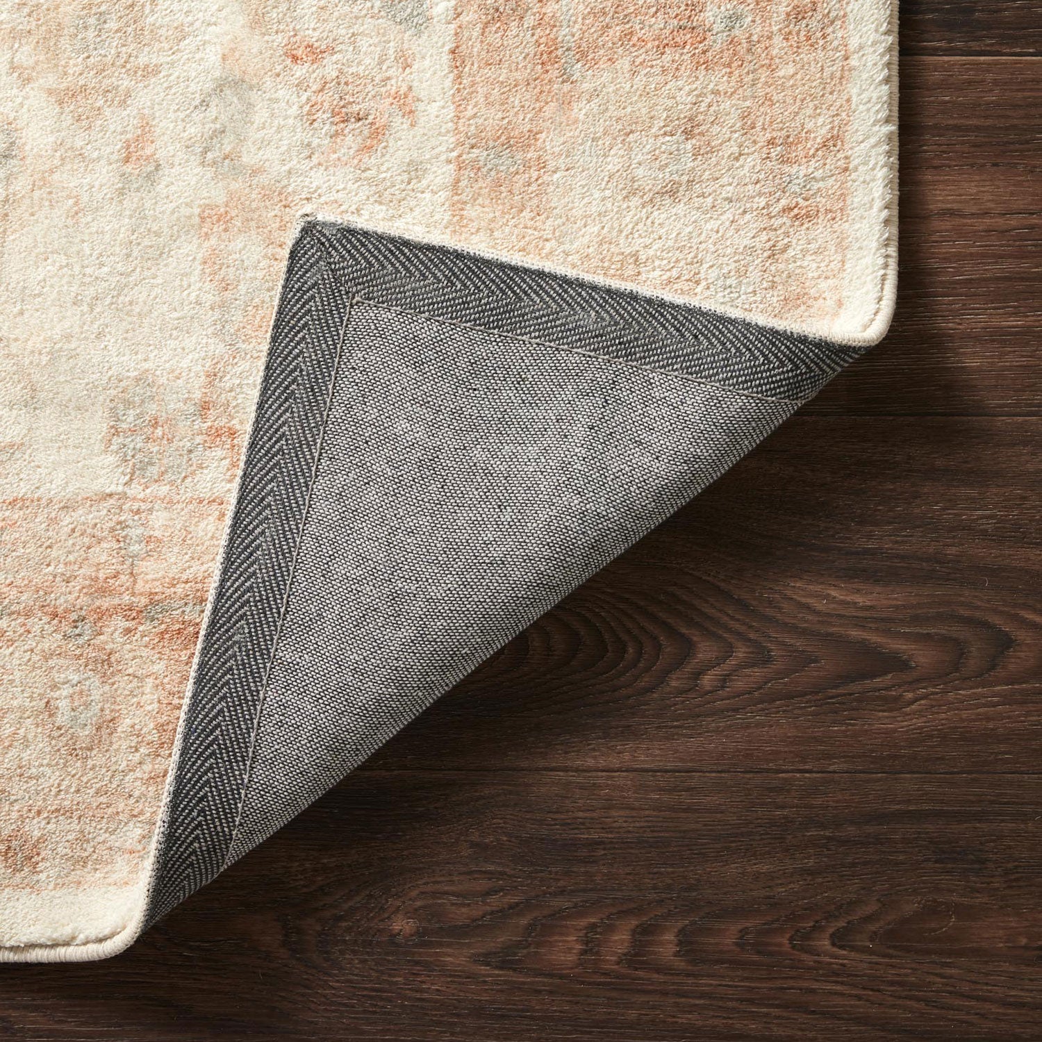 Loloi Rosette Ivory/Terracotta Power Loomed Rug