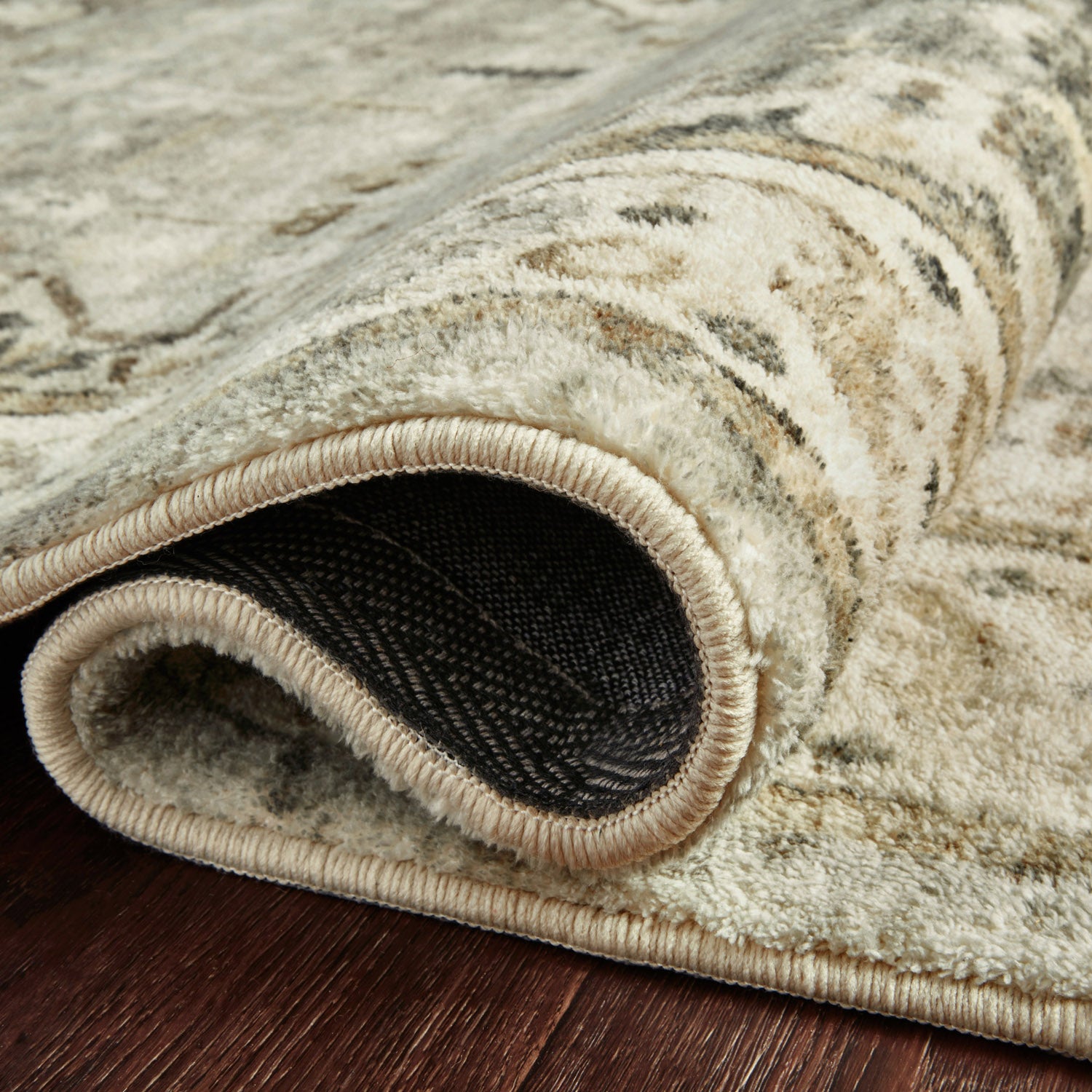 Loloi II Rosette Classic Power Loomed Rug Paynes Gray