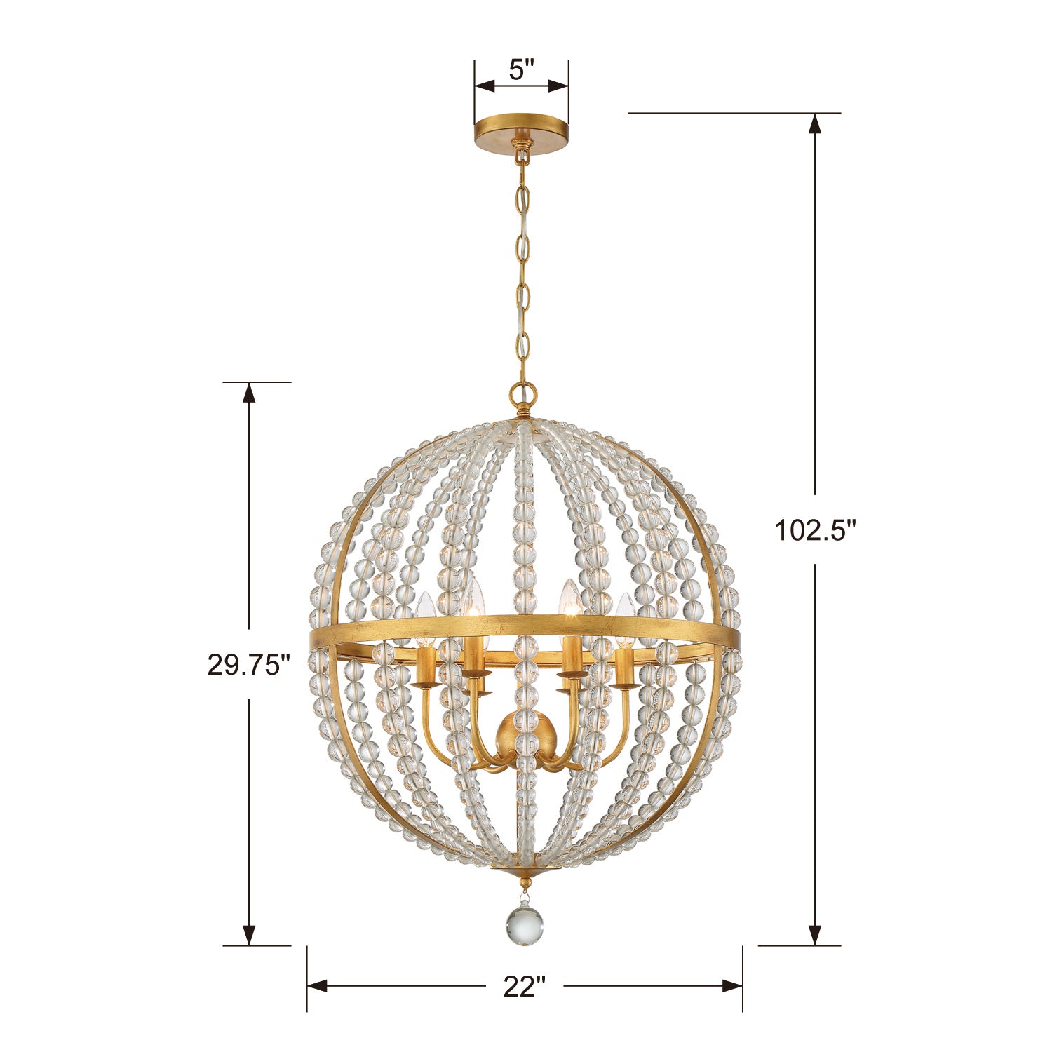 Crystorama Roxy Chandelier