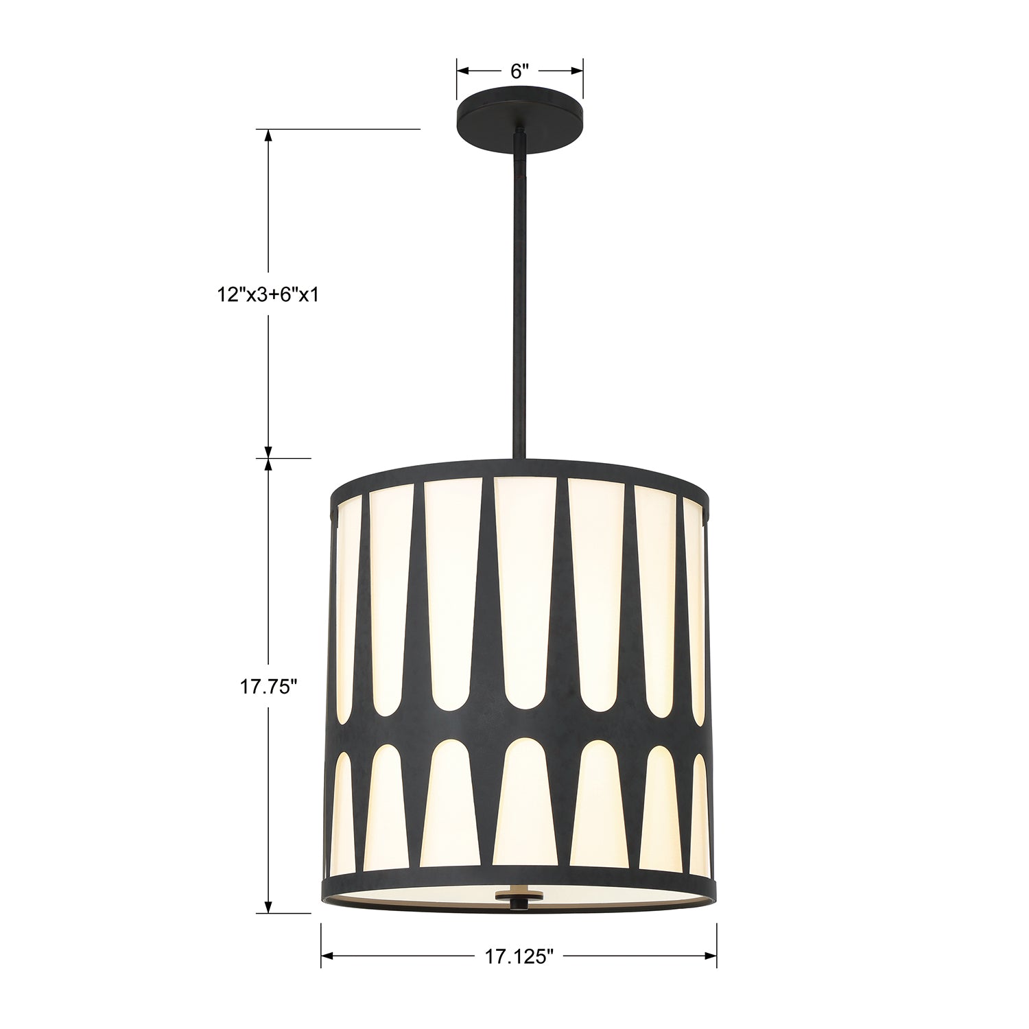 Crystorama Royston 4-Light Pendant