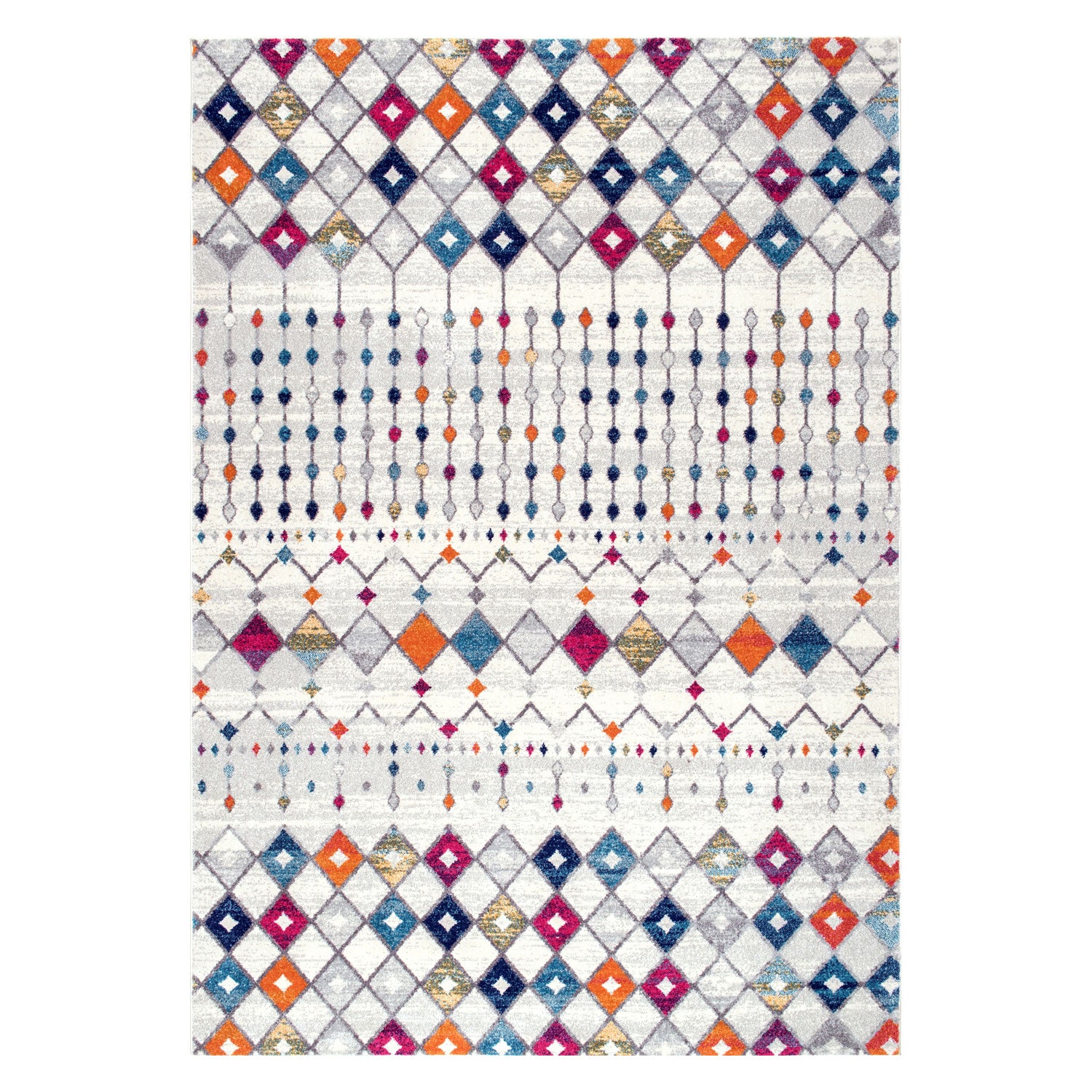 Acoma Machine Made Rug - Paynes Gray