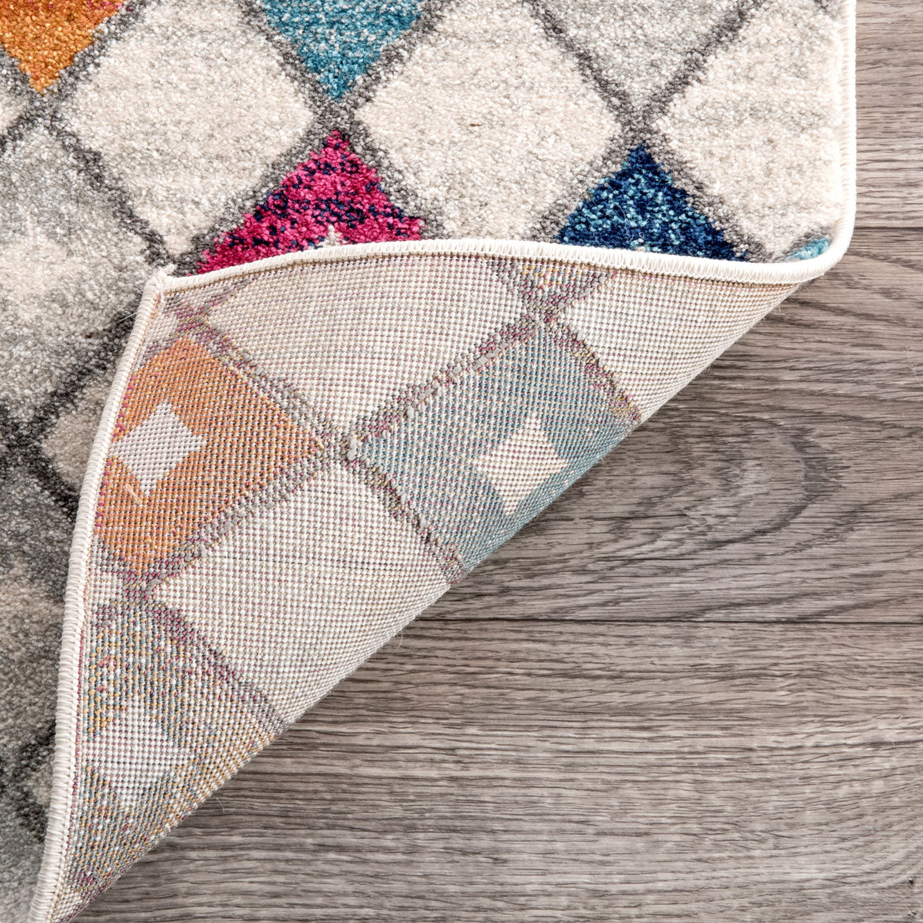 Acoma Machine Made Rug - Paynes Gray