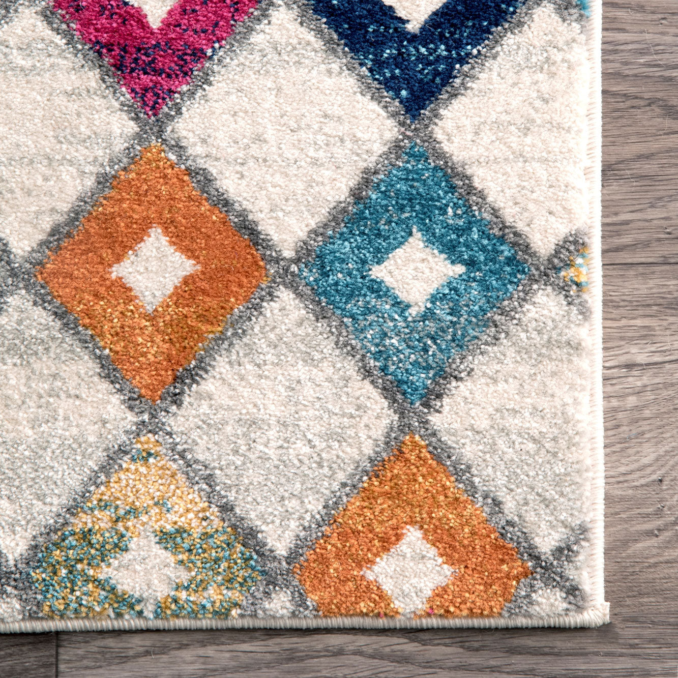 Acoma Machine Made Rug - Paynes Gray