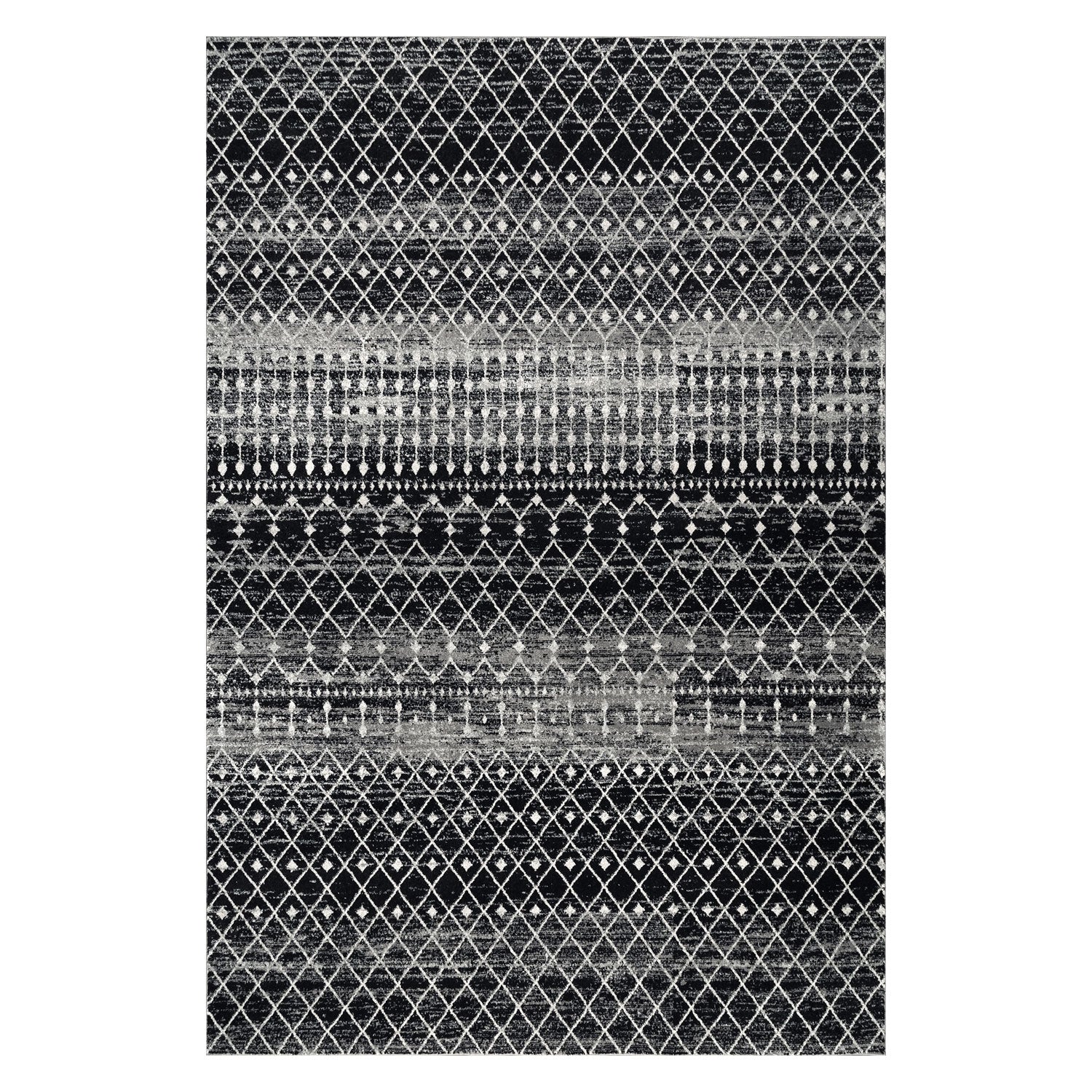 Acoma Machine Made Rug - Paynes Gray