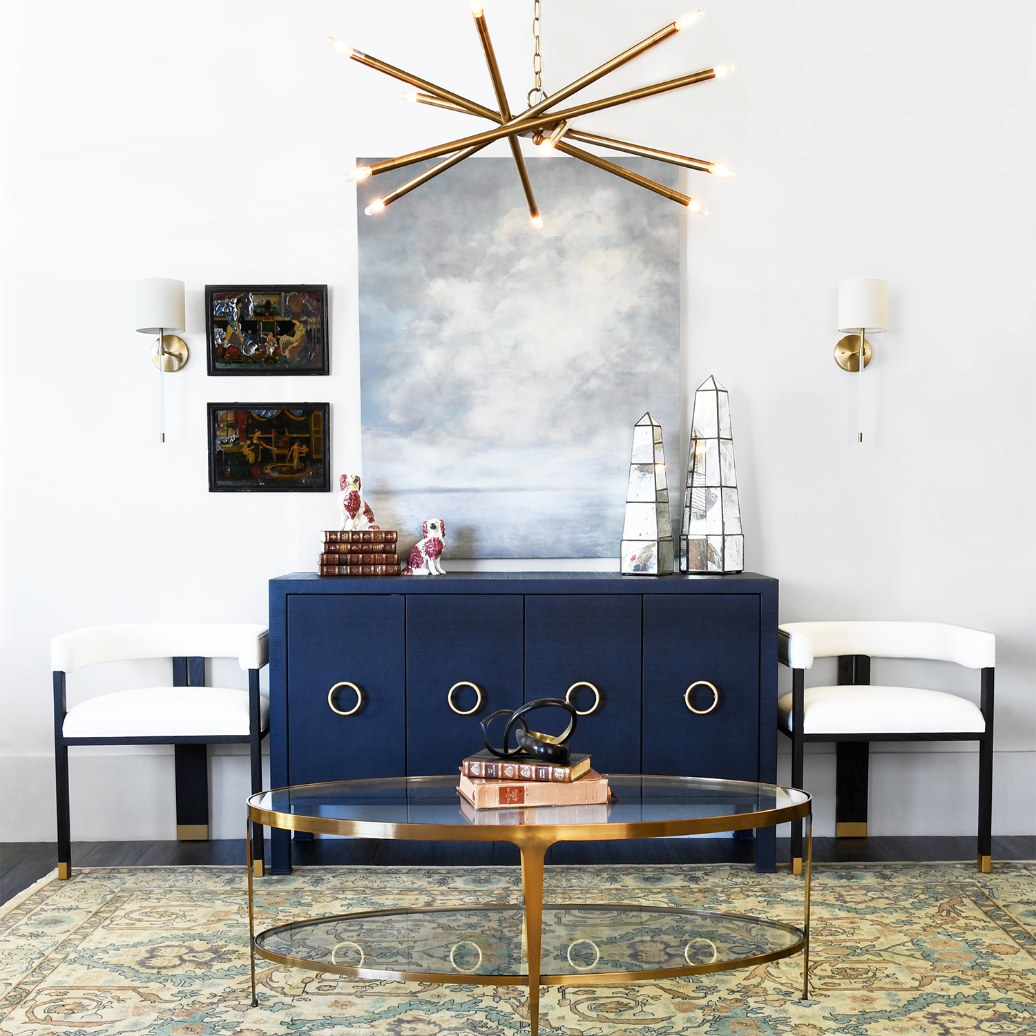 Worlds Away Luisa Chandelier - Final Sale