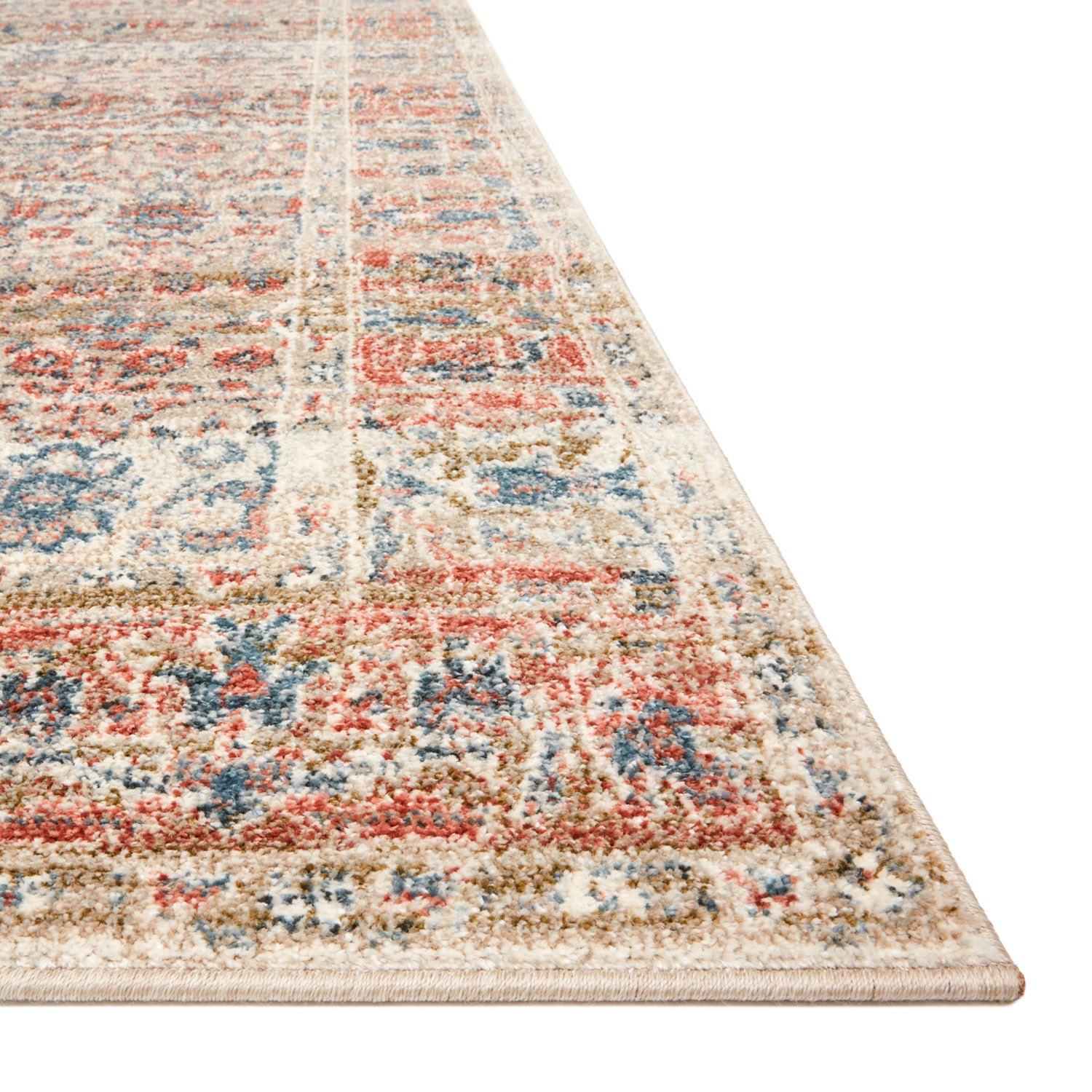 Loloi Saban Sand/Rust Power Loomed Rug