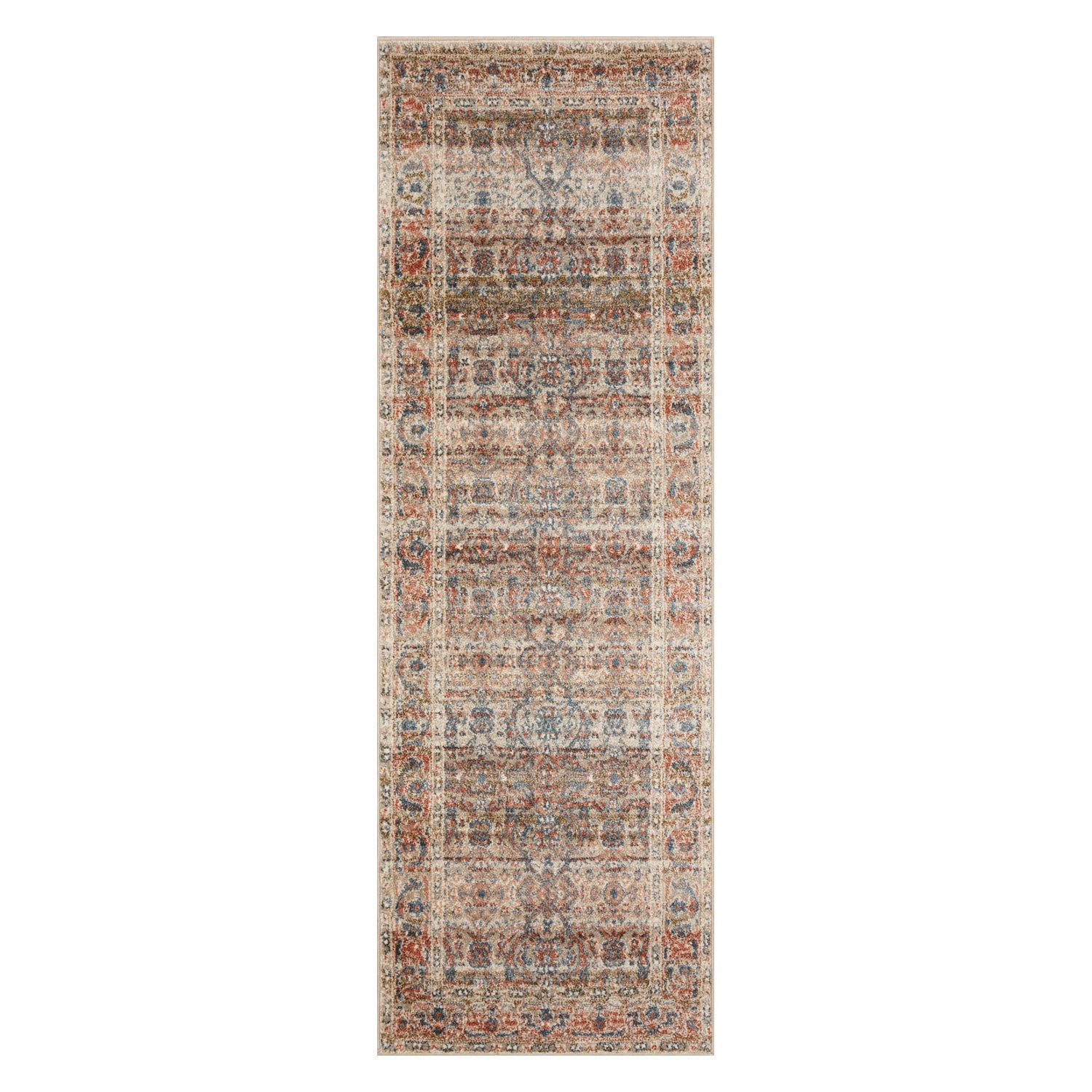 Loloi Saban Sand/Rust Power Loomed Rug