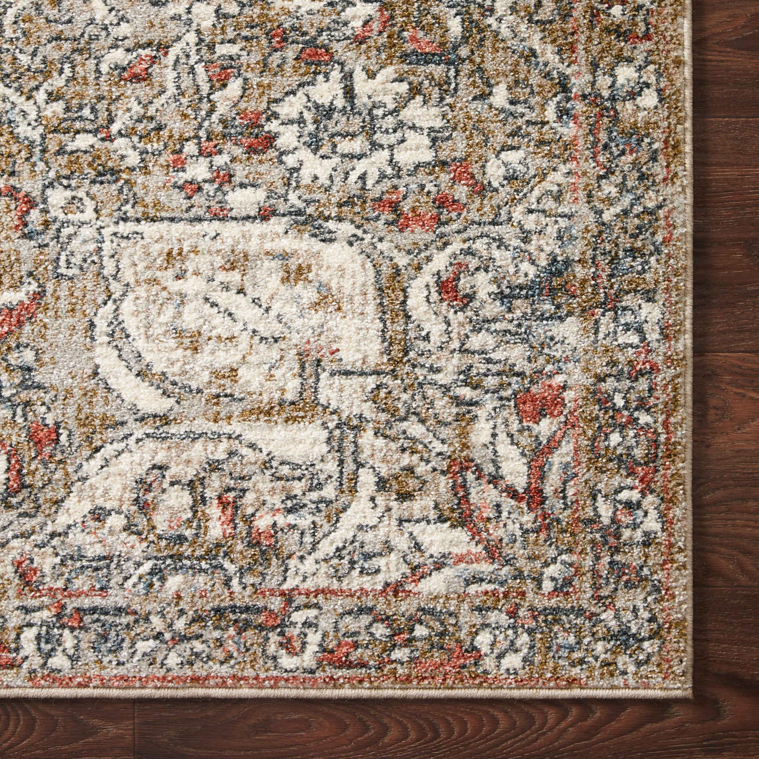 Loloi Saban Straw/Beige Power Loomed Rug