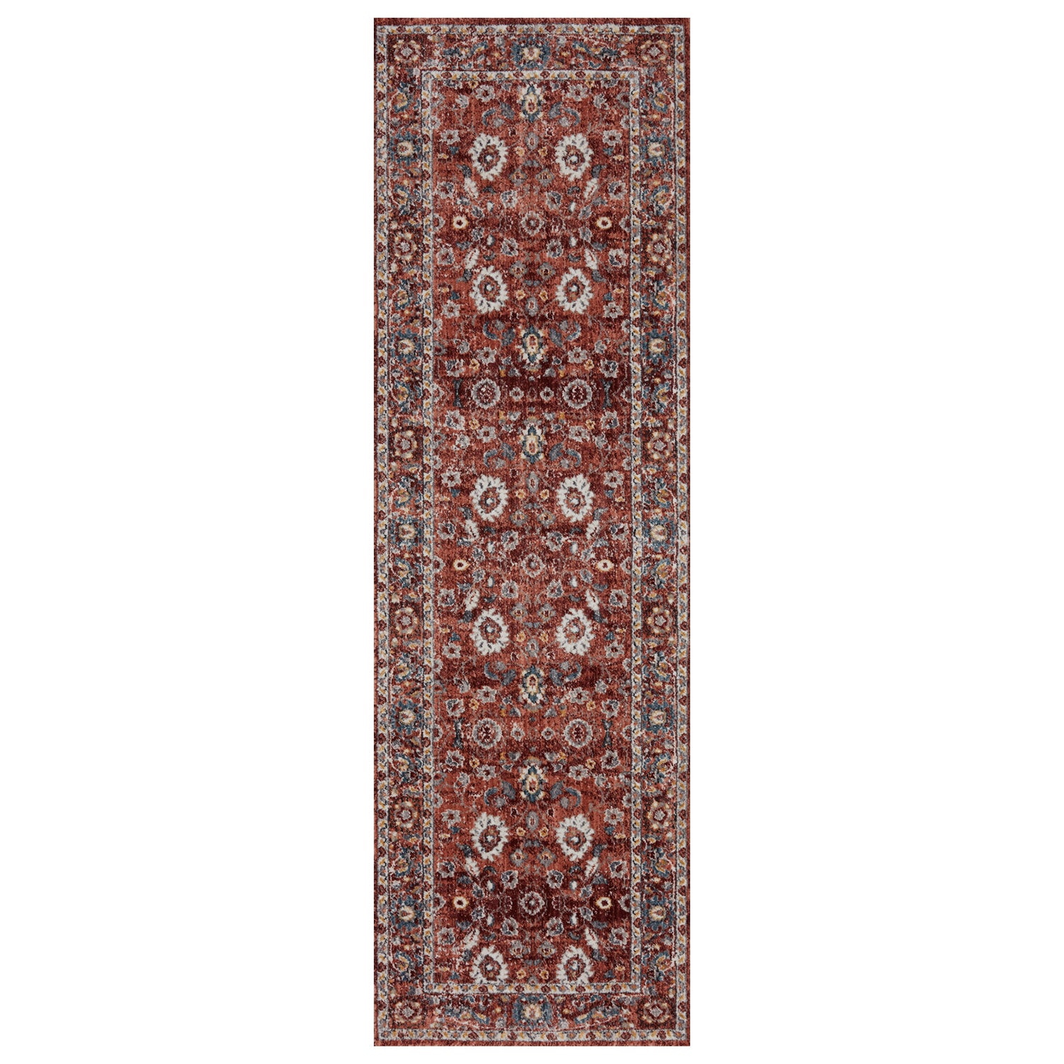 Loloi Samra Brick/Multi Power Loomed Rug