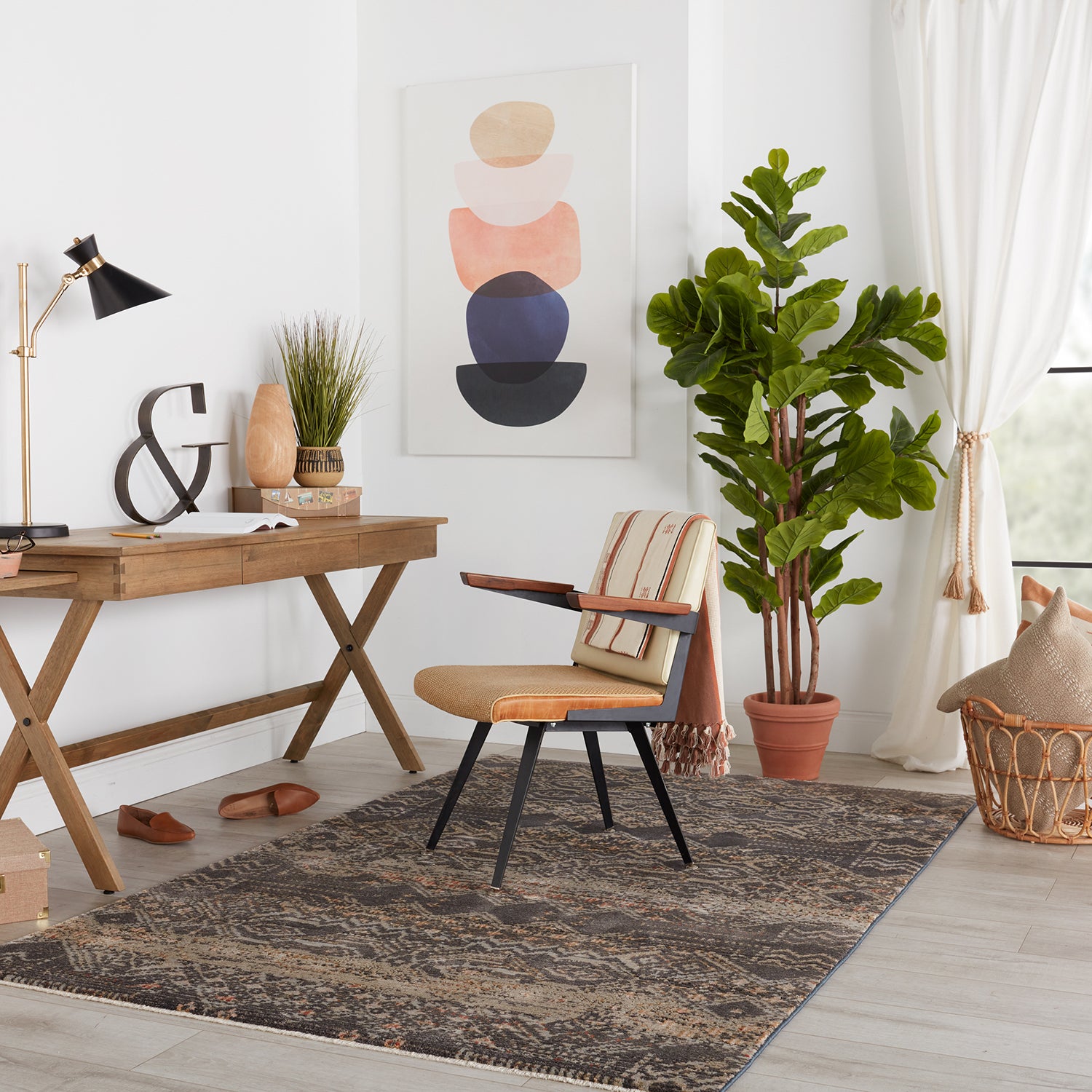 Nikki Chu by Jaipur Living Sanaa Tamari Power Loomed Rug