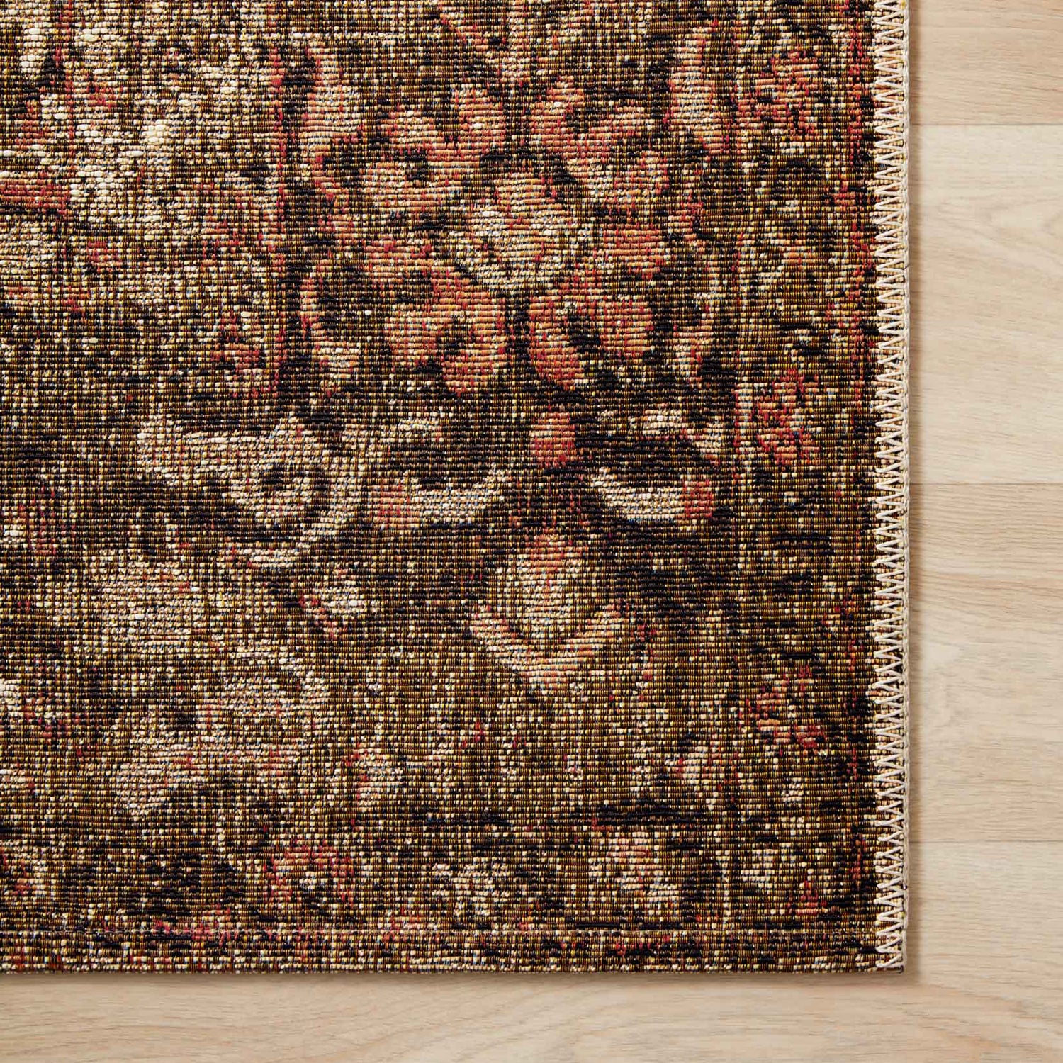 Loloi Sebastian Rust/Tobacco Power Loomed Rug