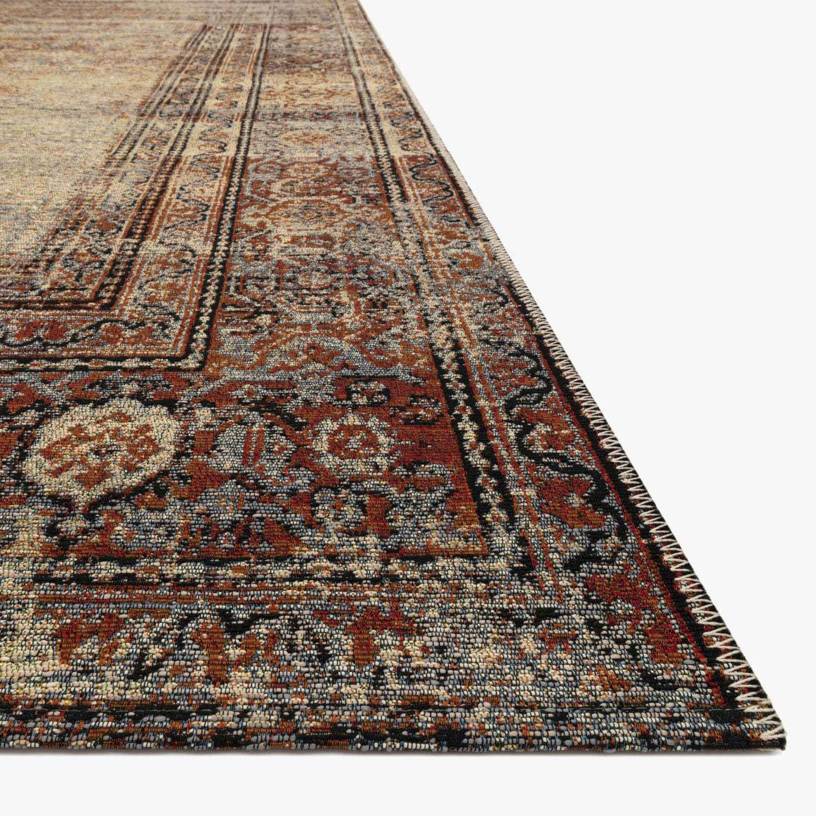 Loloi Sebastian Natural/Brick Power Loomed Rug