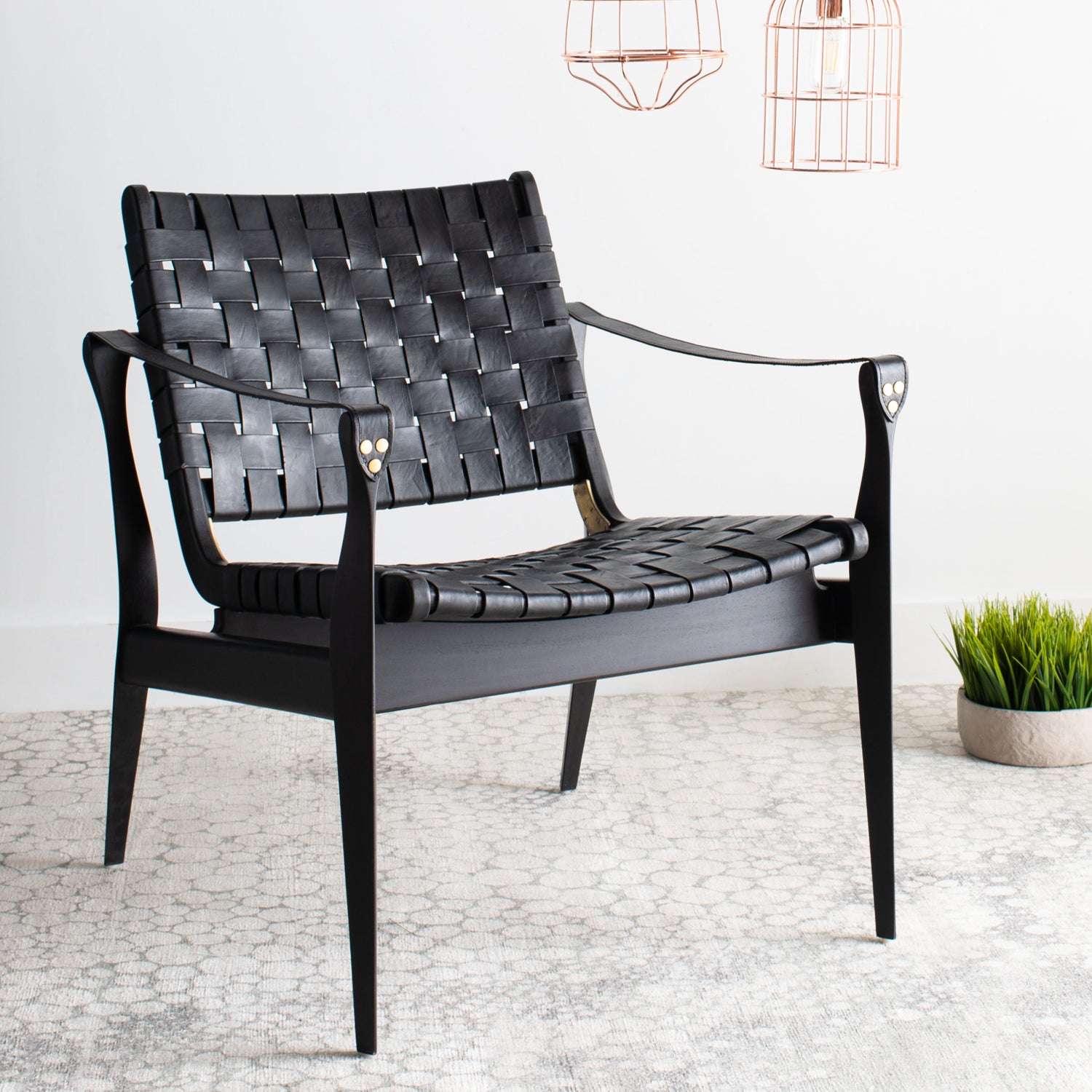 Deluca Leather Arm Chair