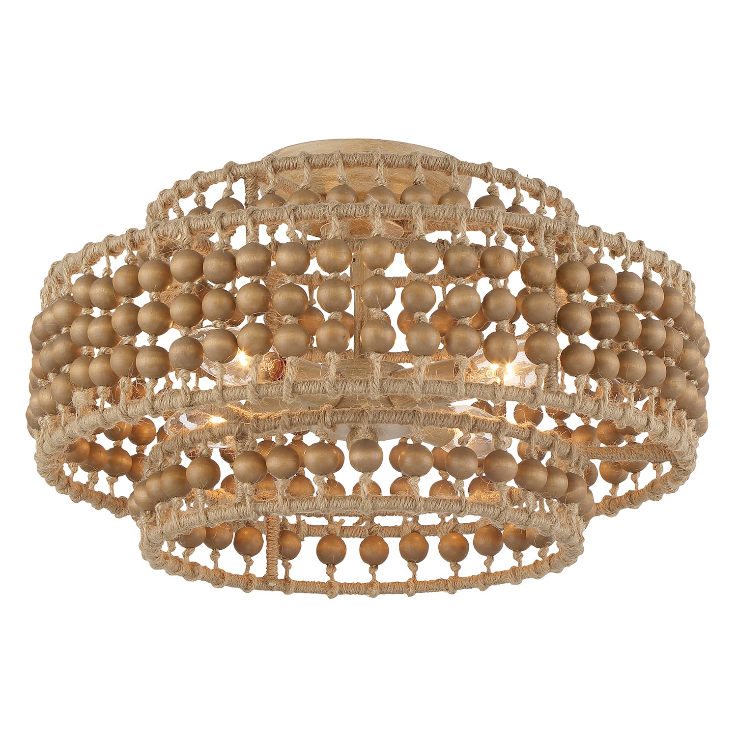 Crystorama Silas Semi Flush Ceiling Monut