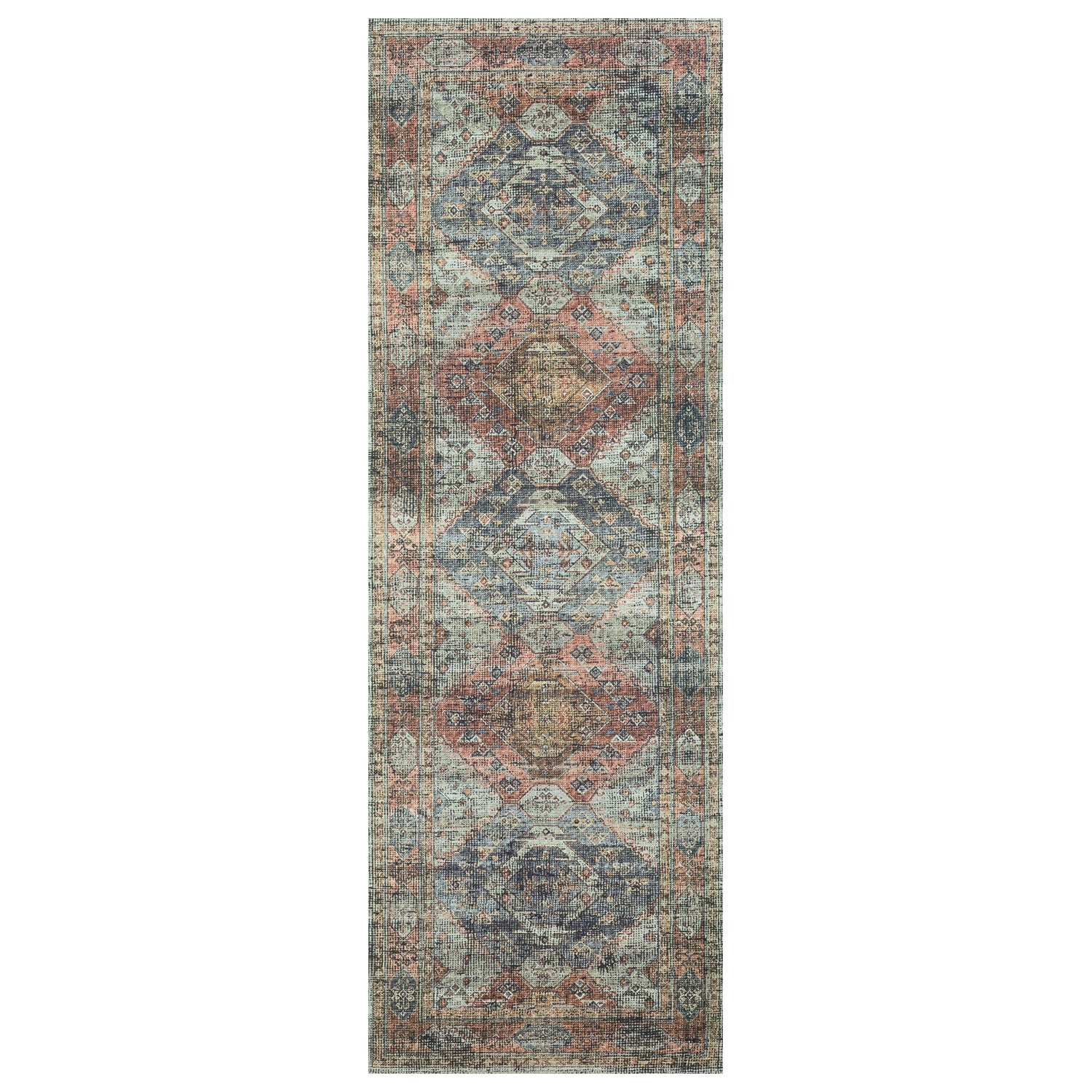 Loloi Skye Apricot/Mist Power Loomed Rug