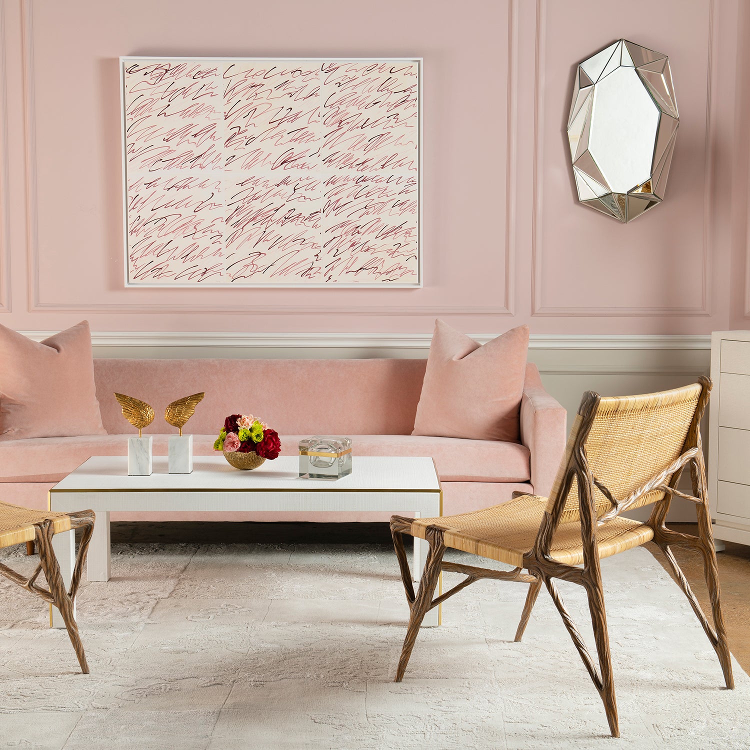 Villa and House Wings Statue Set Of 2