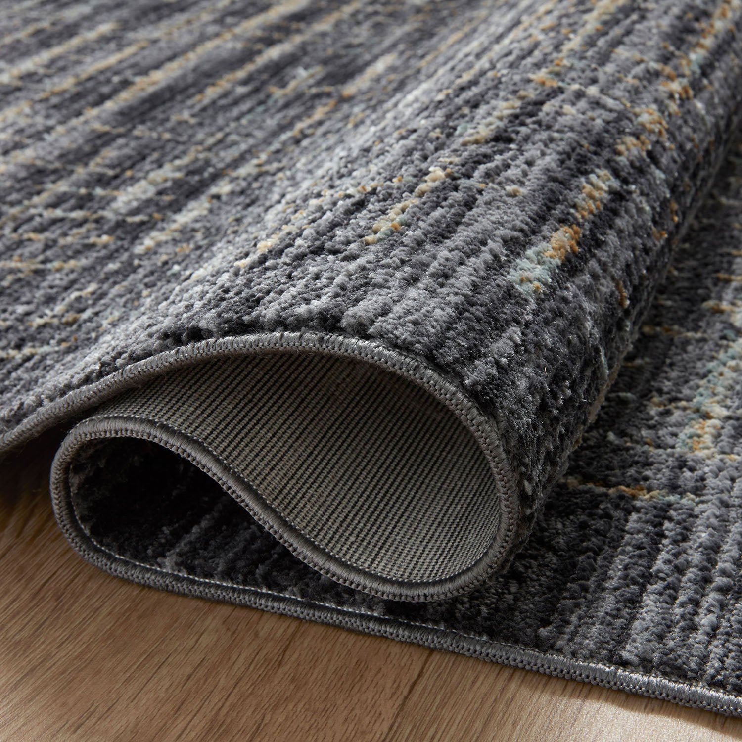 Loloi Soho Onyx/Silver Power Loomed Rug