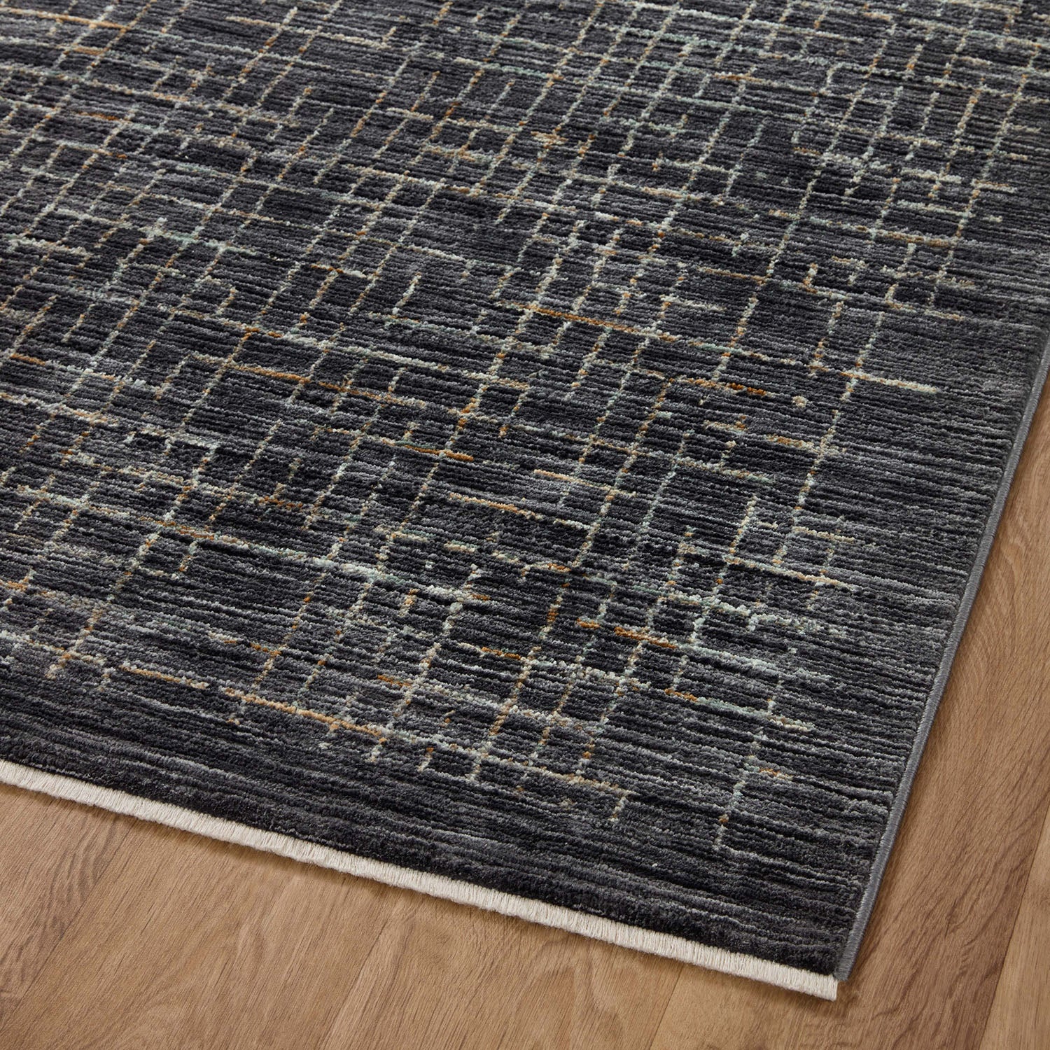 Loloi Soho Onyx/Silver Power Loomed Rug