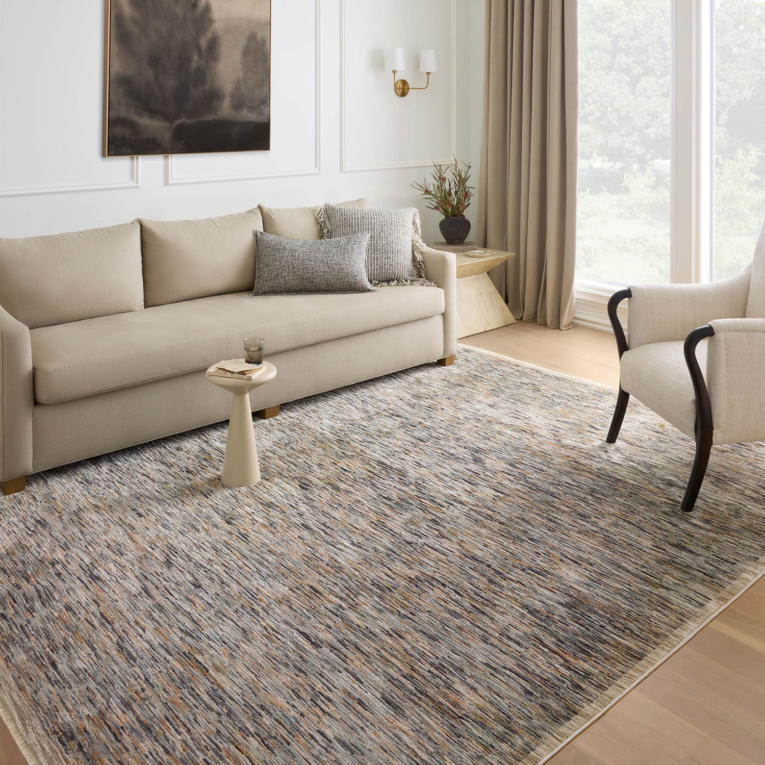 Loloi Soho Multi/Sand Power Loomed Rug