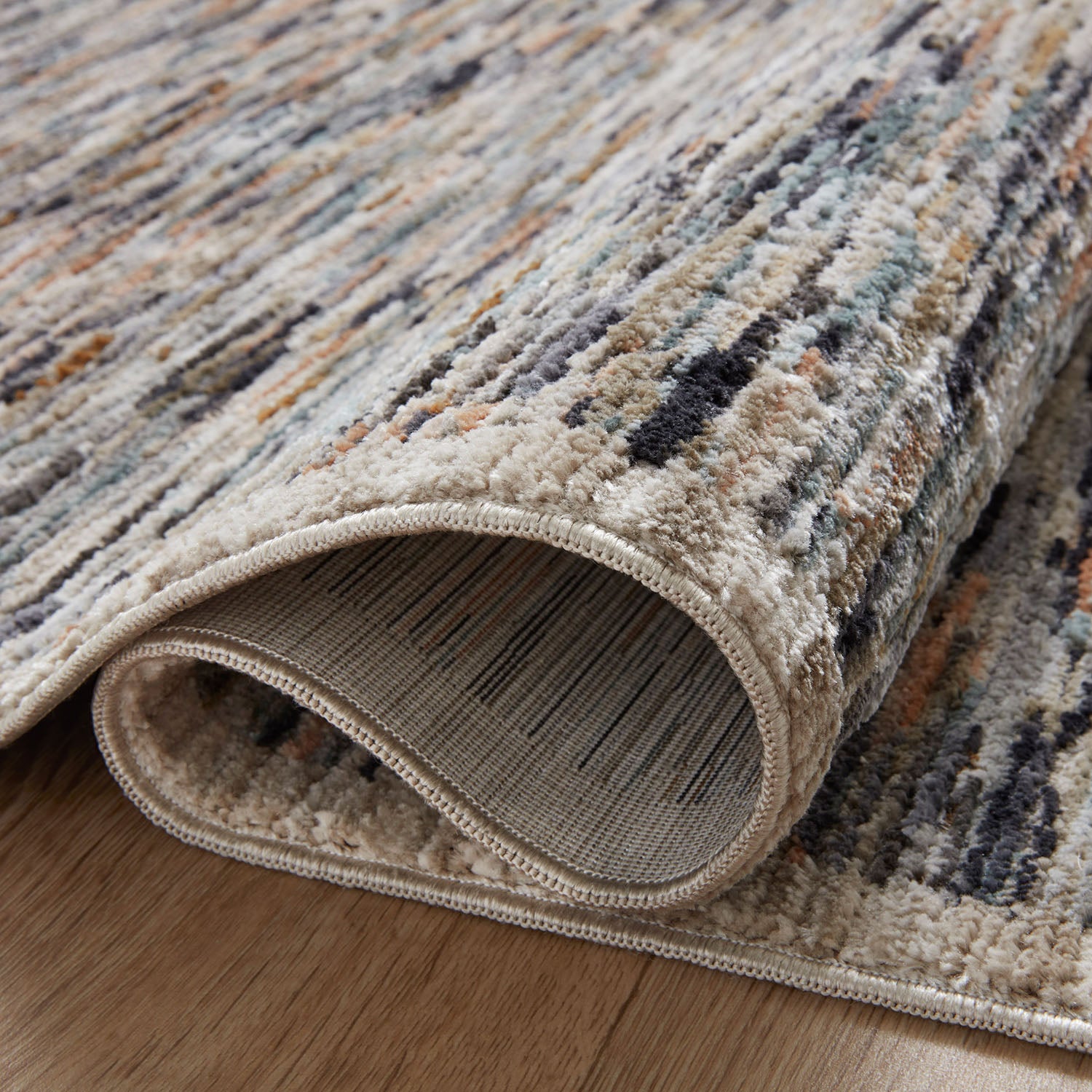 Loloi Soho Multi/Sand Power Loomed Rug