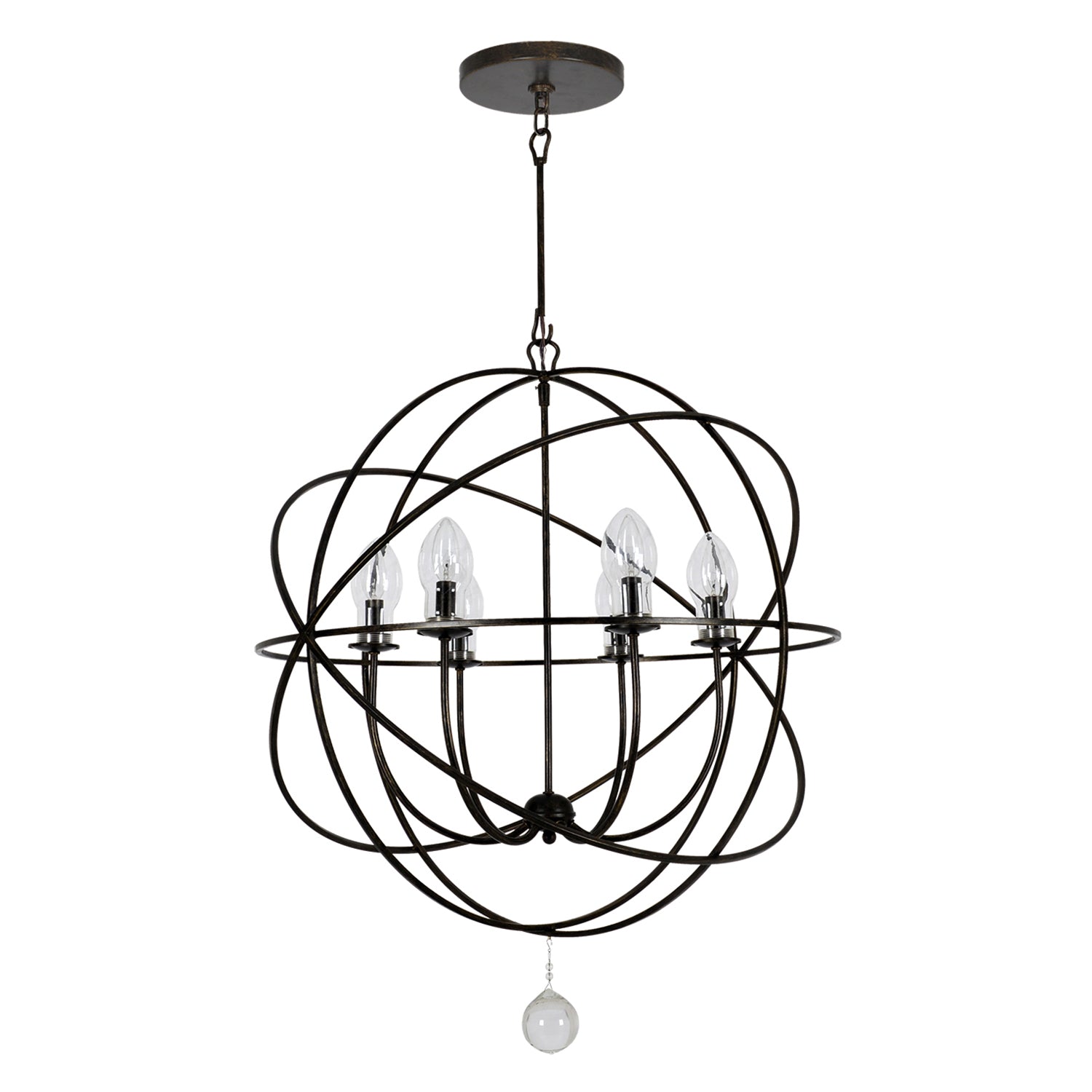 Crystorama Solaris 9328 6-Light Outdoor Chandelier